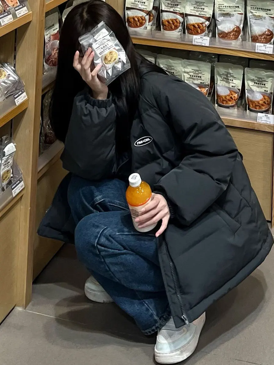 

2025 New Dongda Gate Original Bread Women's Stand Collar ort down Cotton Jaet Autumn Winter Thiened Korean Sle