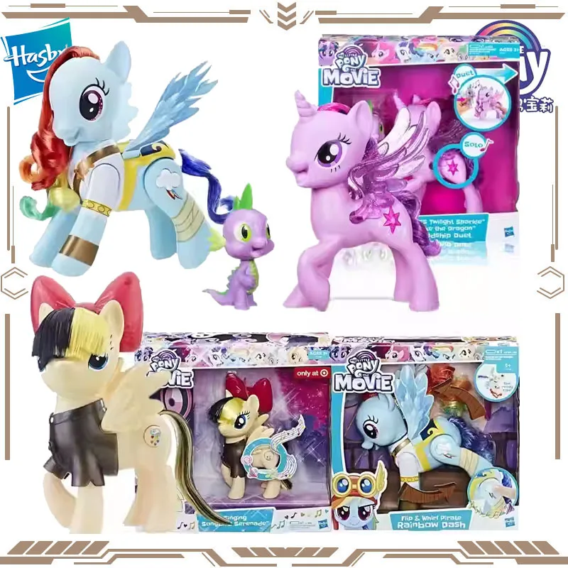 

Hasbro Original Genuine My Little Pony Anime Figure Music Rainbow Dash Action Figure Toys for Boys Girls Gift Model Ornaments