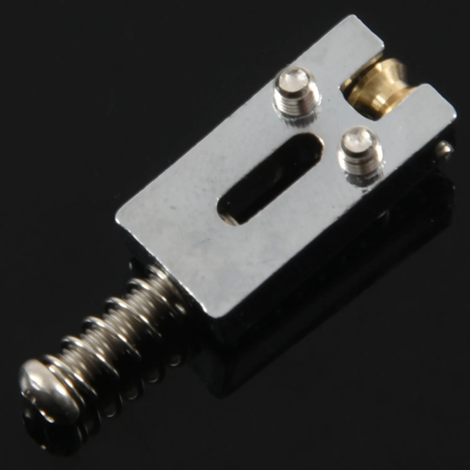 Tremolo selas com chave, 6 Roller Bridge, Fender Strat, Tele guitarra elétrica, Chrome