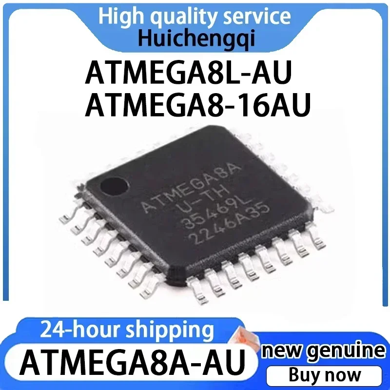 1PCS 100% New ATMEGA8A-AU ATMEGA8-16AU ATMEGA8L-AU ATMEGA8A ATMEGA8L ATMEGA8 ATMEGA TQFP32 IC MCU Chip
