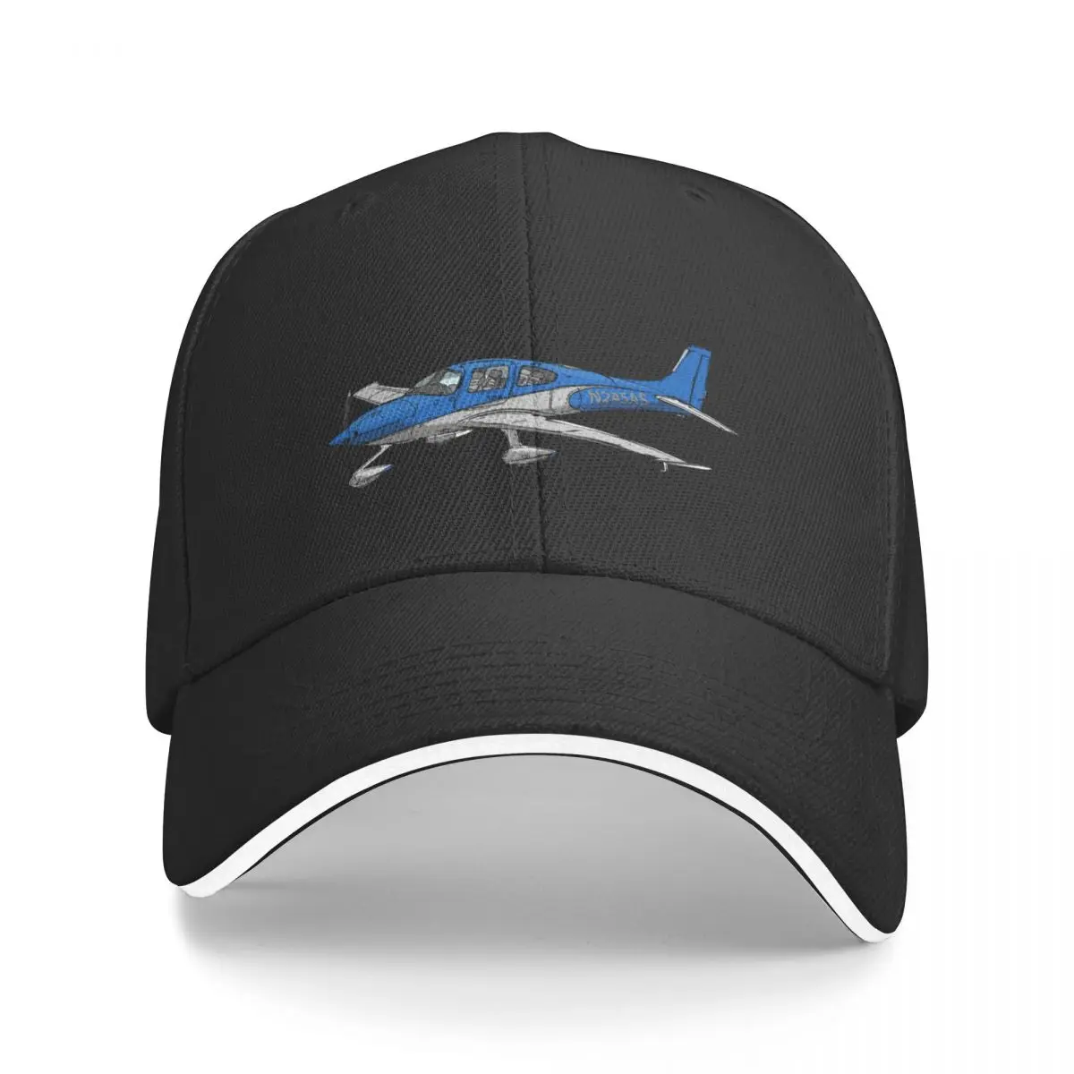 Cirrus SR20 N245AS Baseball Cap Anime Ball Cap Rugby Fashion Beach Hats Woman Men's