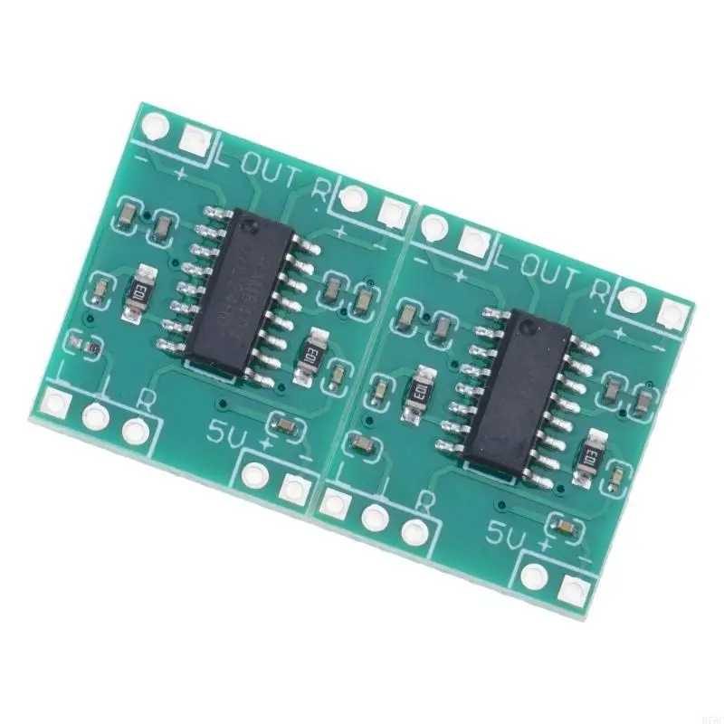 H7BC PAM8403 Módulo amplificador de potência 2x3W Módulo amplificador de potência de dissipação de calor de 2 canais para prototipagem de home theater