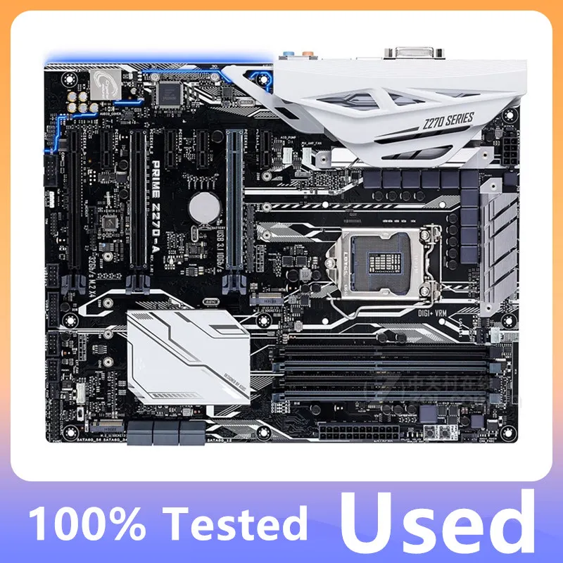 

100% протестирована, оригинальная настольная плата PRIME Z270-A/AR LGA 1151 DDR4 USB3.1 64 ГБ Z270