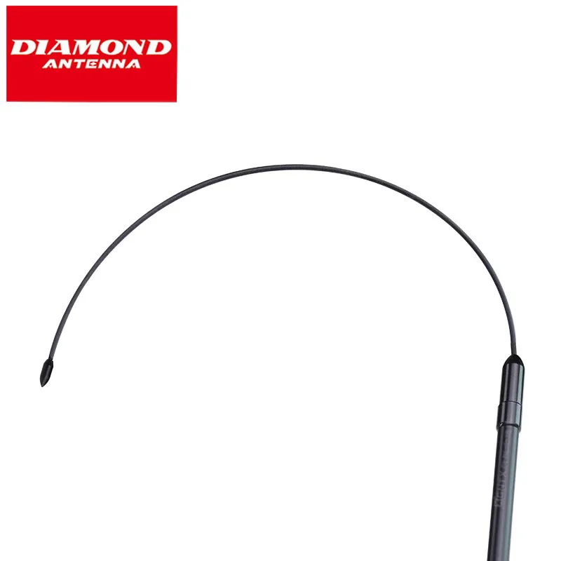 Japan Diamond Genuine AZ507FX UV Dual Segment Car Walkie-Talkie Antenna Black Top Soft 75cm