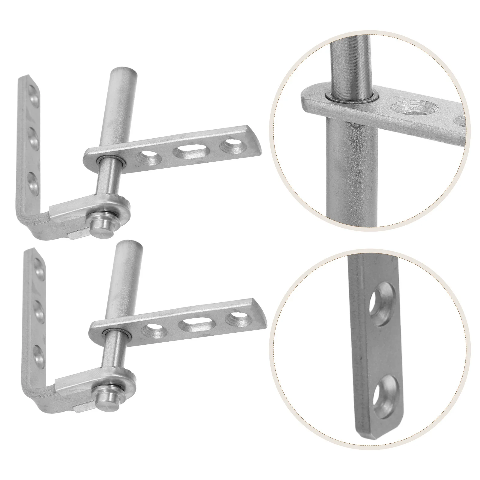 

1 Pair Automatic Return Stainless Steel Hidden Door Hinges Heavy Duty Self Closing Double Swing Interior Kitchen Cafe Bar Saloon