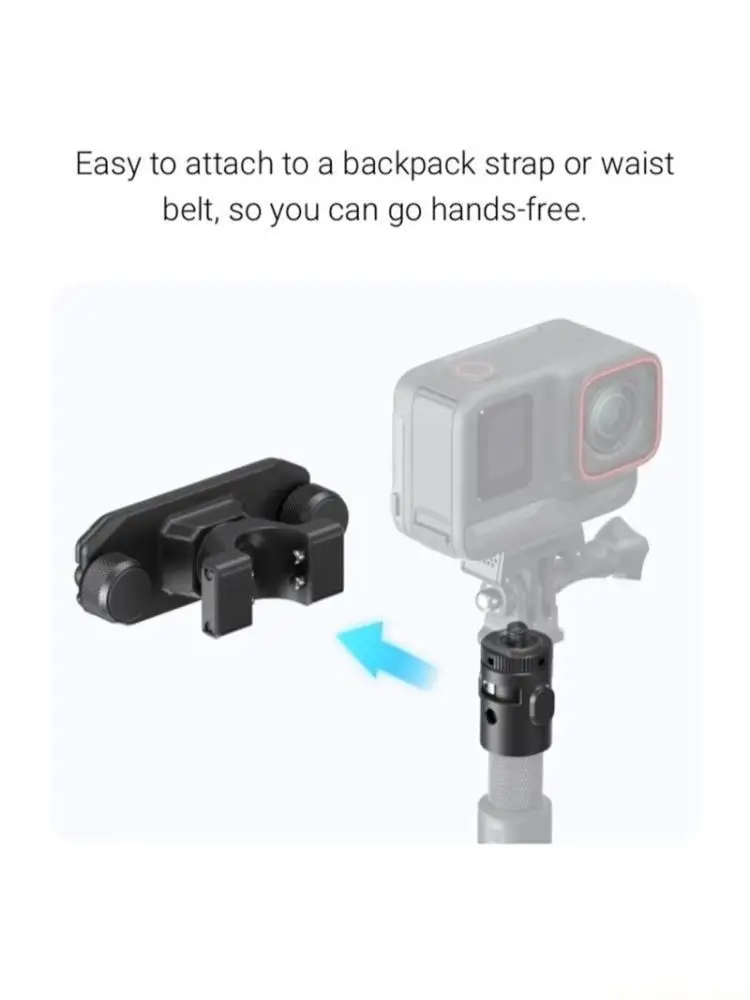 

E56B Selfie Versatile Backpack Strap Waist Belt Clamp Mount for Phones Cameras