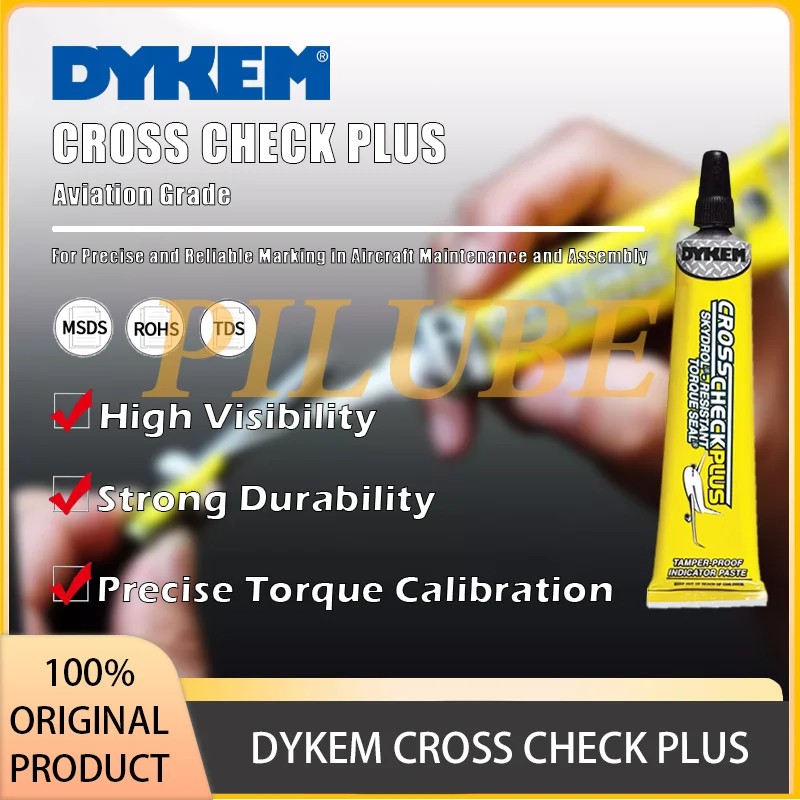 

DYKEM CROSS CHECK PLUS Аэрокосмический крутящий момент, маркер для проверки болта для точной калибровки крутящего момента, оригинальный продукт