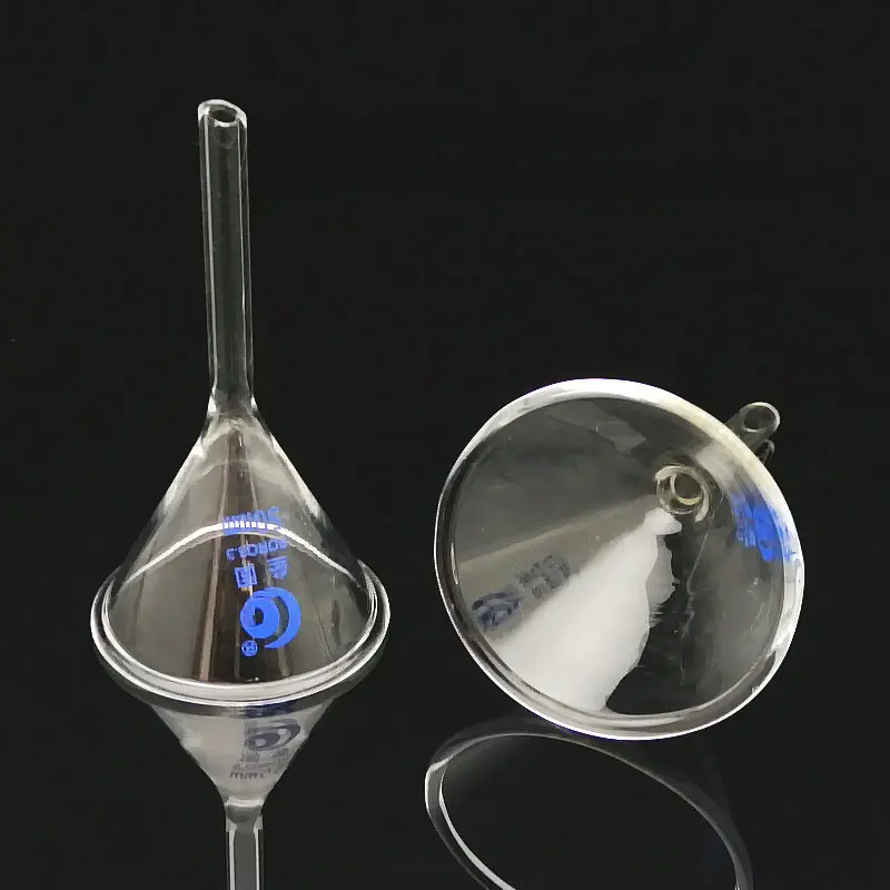 

laboratory Diameter 40/50/60/75/90/100/120/150mm High borosilicate glass Triangle funnel Thicken cone filter tool