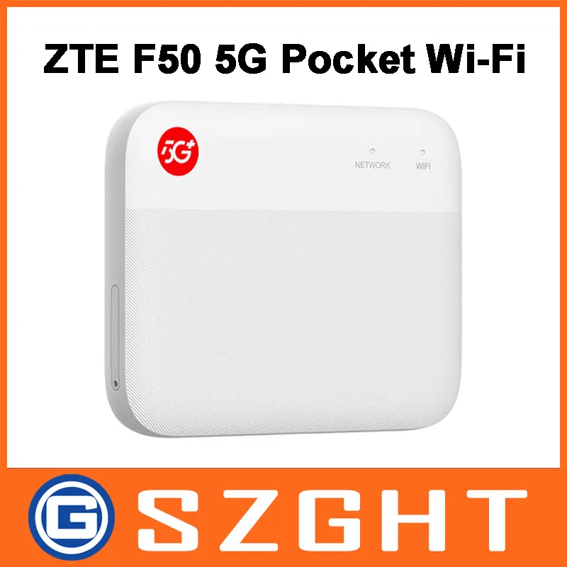 2023 New Original UFi F50 5G Pocket MiFi 5G Sub-6 SA/NSA N1/5/8/28/41/78 4G Cat15 2.4G/5G Wifi(No battery）