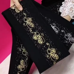 Mantianxing Printed Leggings Women's Outdoor Wear Spring and Summer New Style High Waist Large Size Versatile Slimming Pants