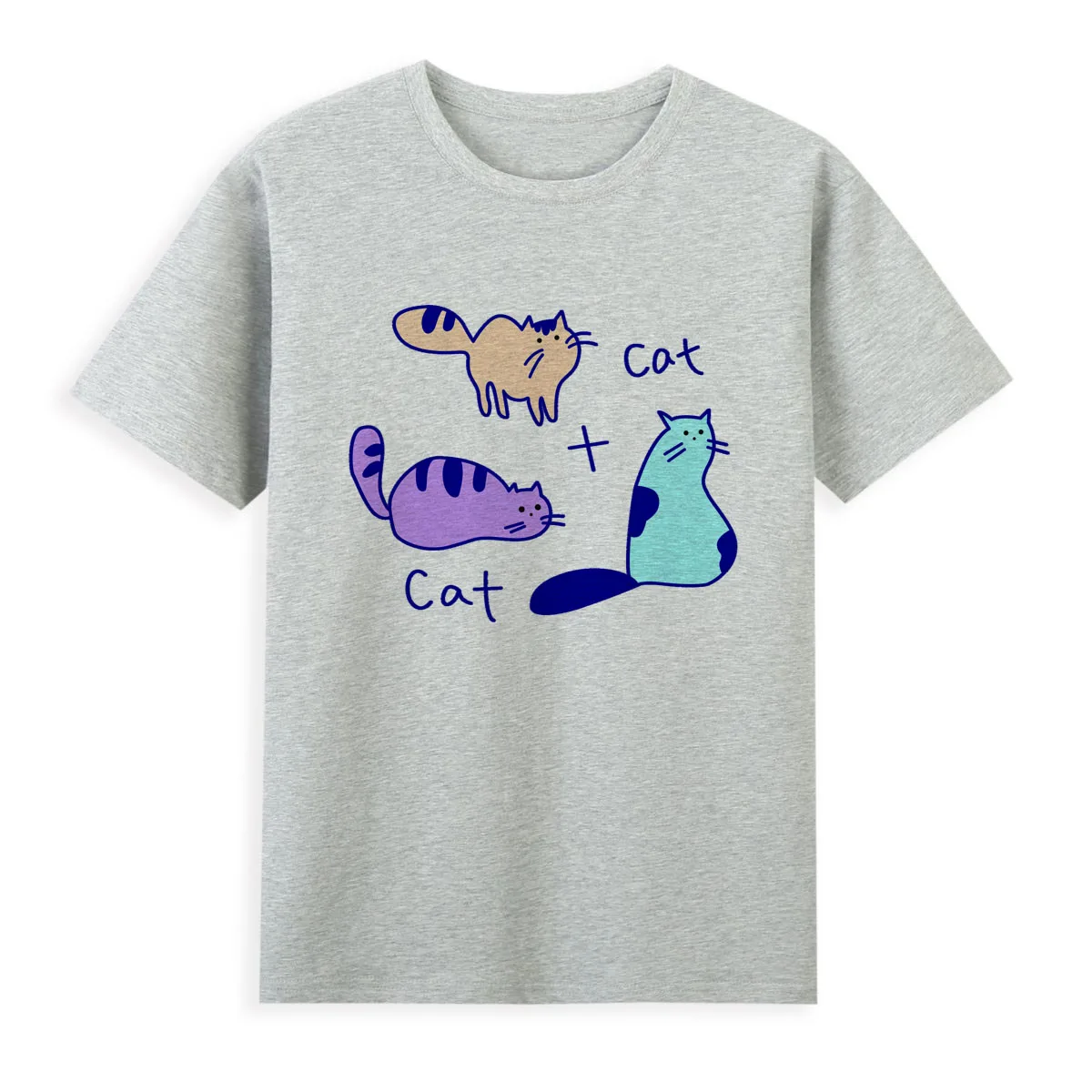 Cute kitten printed T-shirt Hot selling new high-quality clothes Fashion New Women's Summer Tshirt A235