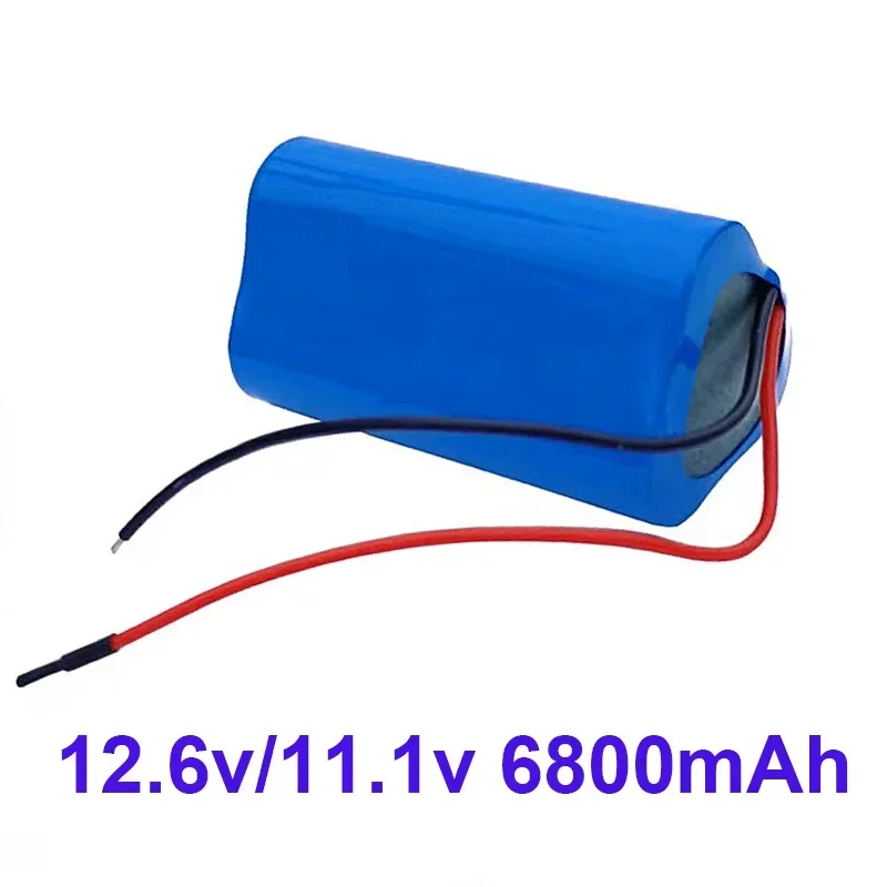 

3S1P 12.6V/11.1V 6800mAh 18650 Lithium-ion Battery Pack with 5A BMS for Backup Power Ups CCTV