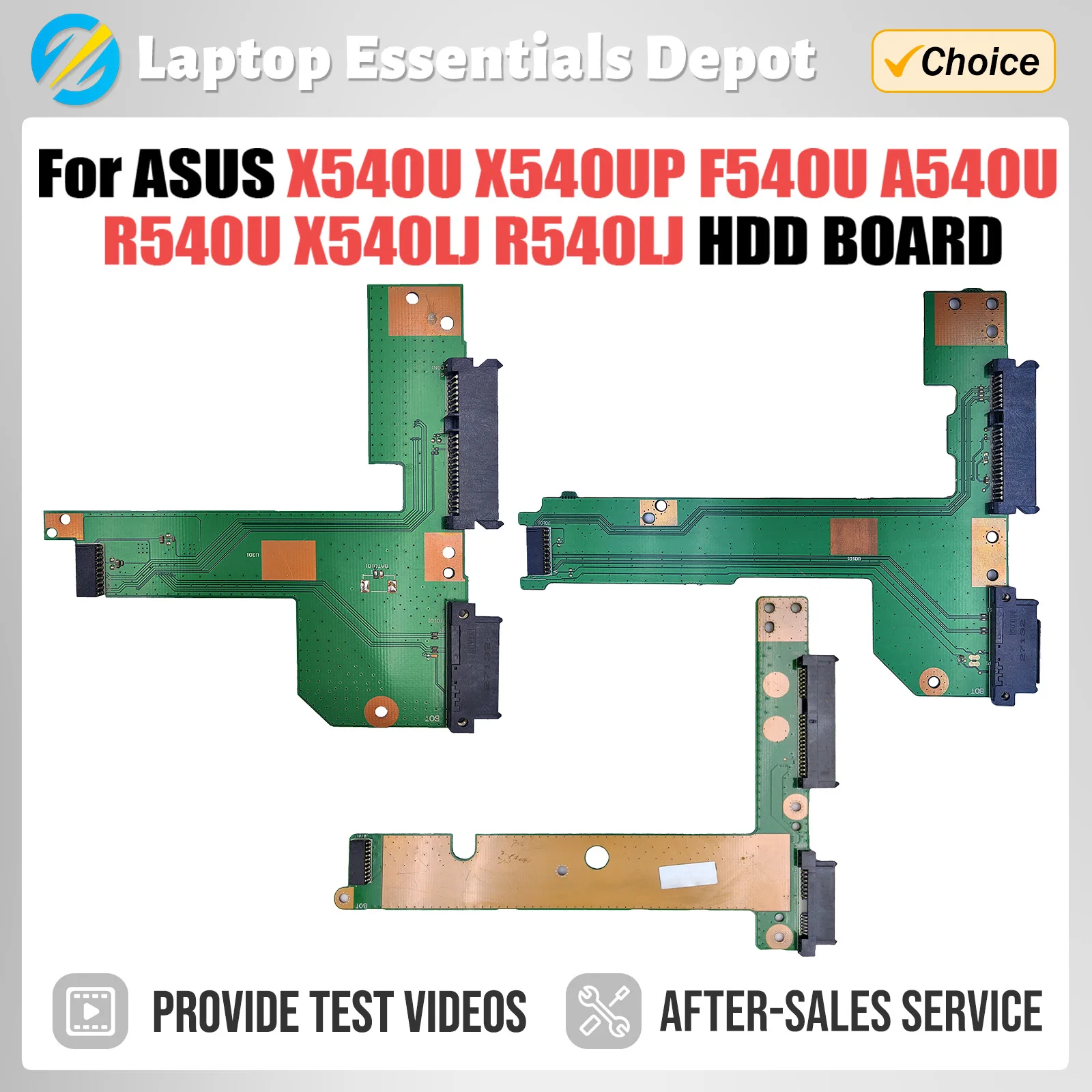 Per ASUS X540U X540UP F540U A540U R540U X540LJ R540LJ X540S X540SA X541SC X541S X541SA HDD Duro DRIVER BOARd