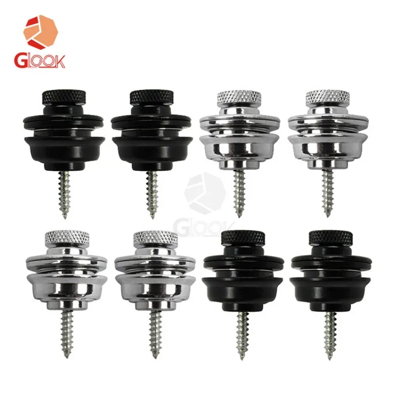 

Electric Guitar Bass Non-slip Anti-drop Metal Strap Buckle Lock Strap Button BDK Strap Buckle Safety Lock