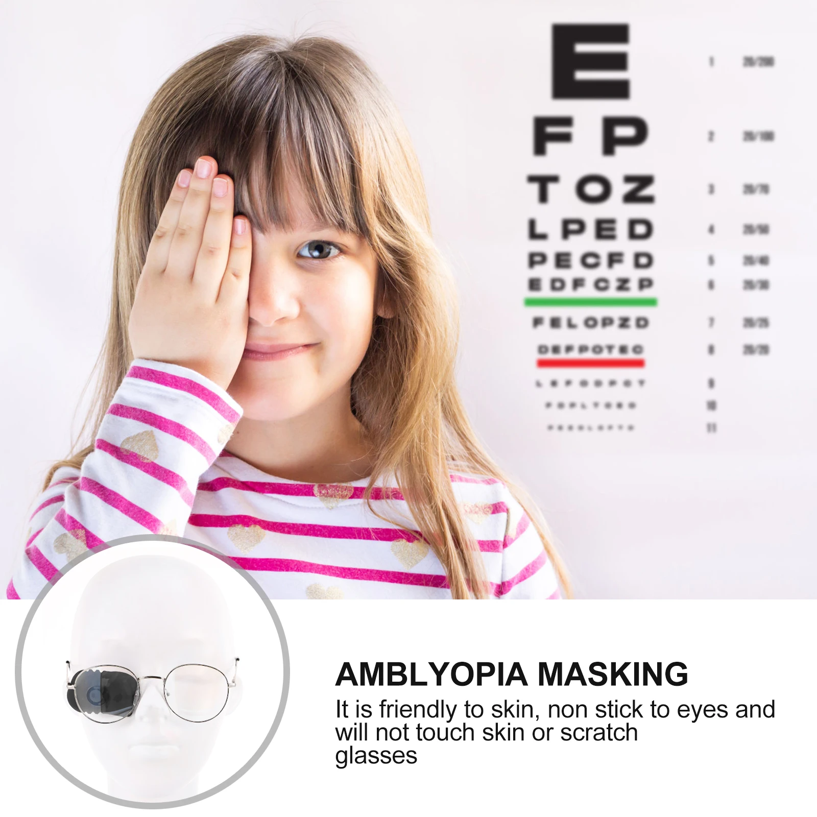 Vendajes oculares de silicona suave para cubierta Monocular, uso postoperatorio, fácil de secar, 1 Uds.