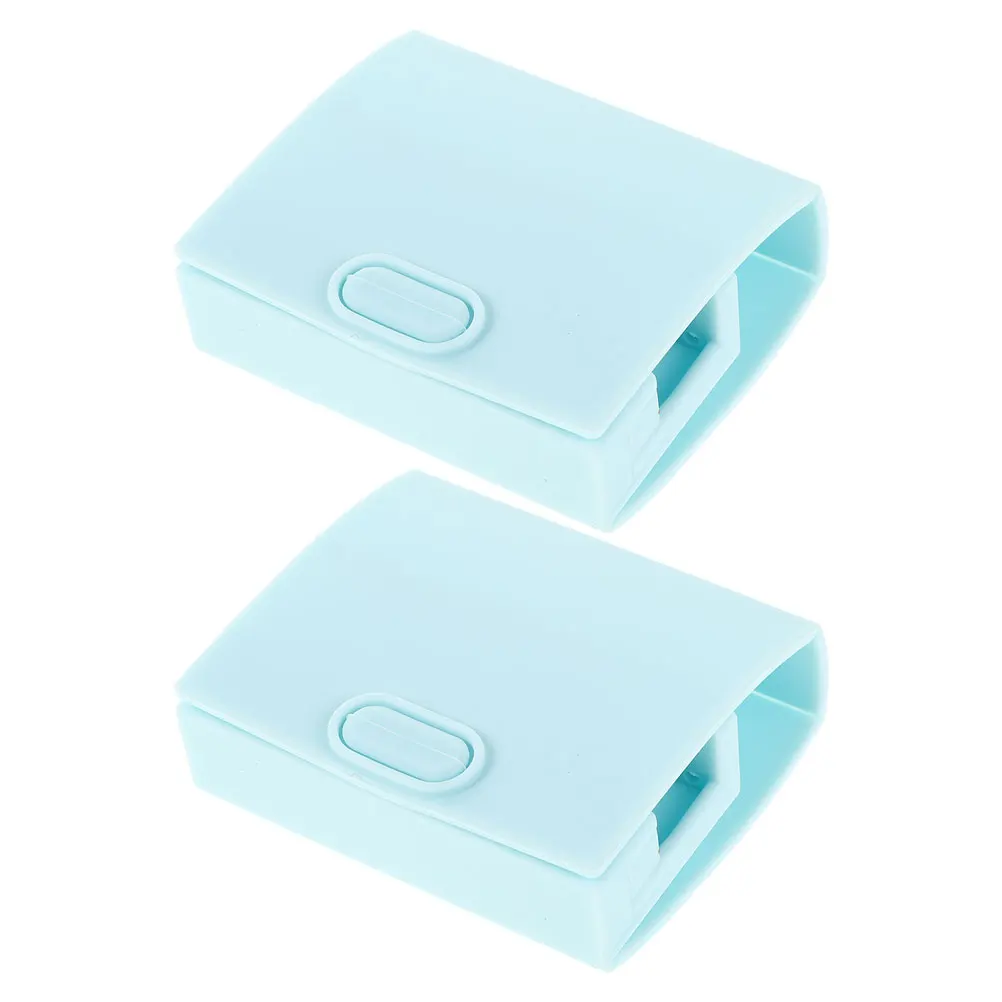 

2pcs Nail Tool Storage Rack Nail Drill Bit Organizer Case For Manicure Tools Portable Design Sky-Blue 118Characters