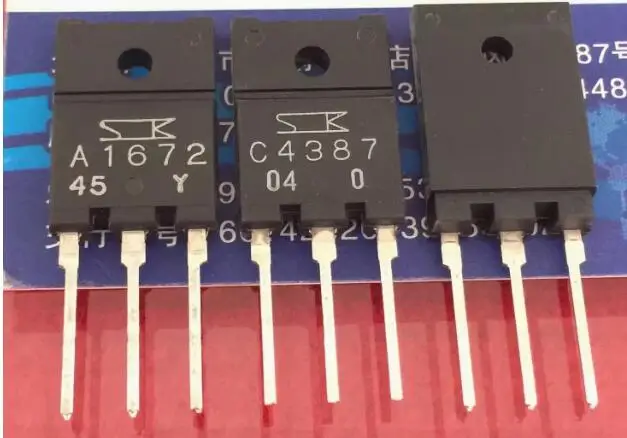 10pair/lot Original 2SA1672/2SC4387 audio transistor free shipping