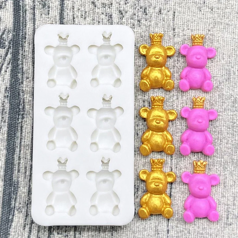 Bear Silicone Cake Baking Mold Sugarcraft Chocolate Cupcake Resin Tools Fondant Decorating Tools