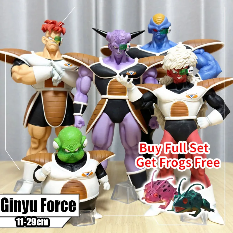 instock Dragon Ball Z Ginyu Force Jeice Guldo Recoom Burter Ginyu Pvc Action figure Collection Model Toy for Children Gifts