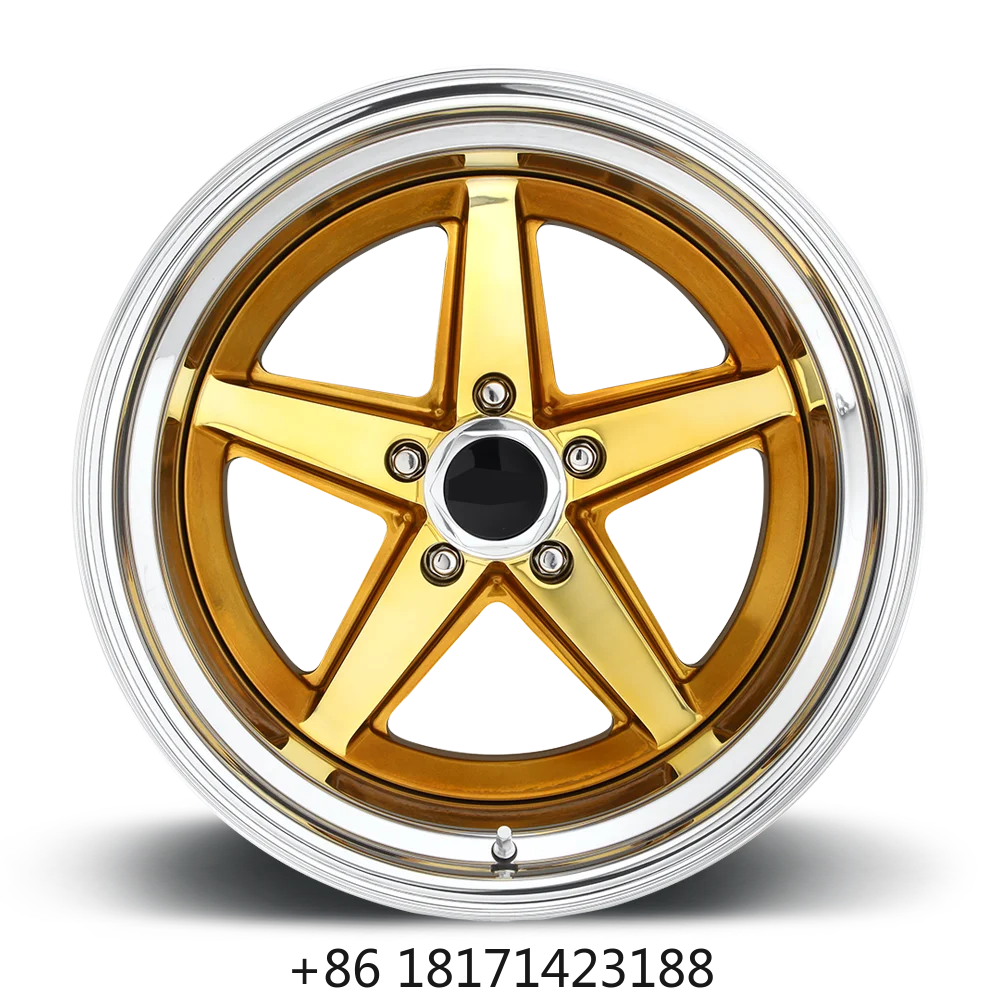 【Hot】15J 17J 18J  20J Super-wide Car Wheel 3-Piece Alloy Forged Aluminum  Car Wheel 22 26 Inch Forged Wheel 6061-T6