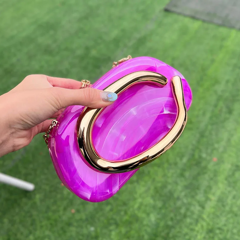 

2025 One-shoulder Crossbody Alien Shell Fashion Wedding Party Party Vacation Dinner Clutch