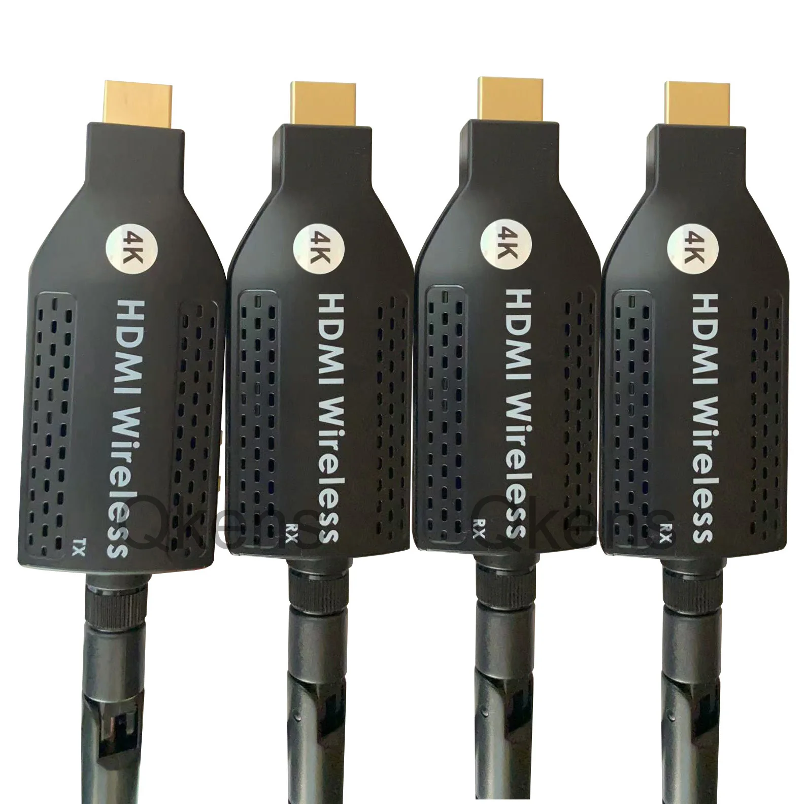 Transmitter dan Receiver Video HDMI Nirkabel 150m 1080p 4K, Extender TV Stick Dongle Adapter untuk PC, Kamera, Laptop ke Monitor TV