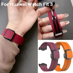 For Huawei Fit 3 Magnetic Strap Sport Bracelet For Huawei Watch Fit 3 Band Colorful Wristband Replaceable Accessories Correa