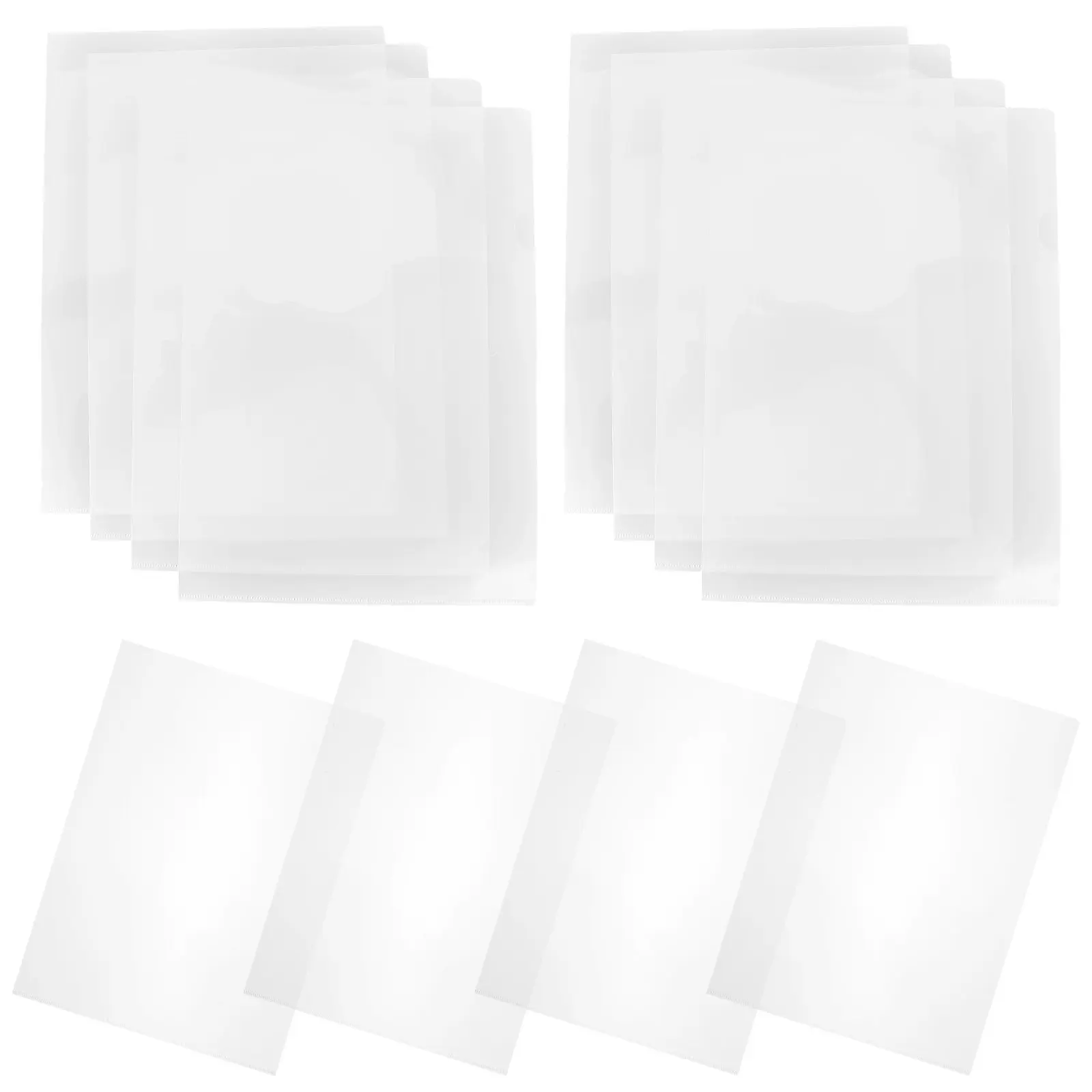 

24 шт. прозрачных папок из полипропилена для документов формата А4, для школы, офиса, учебы, путешествий, хранения визиток