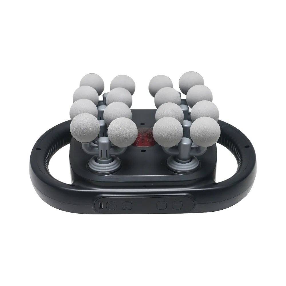 8-Head Rechargeable Percussion Body Massager Gun Efficient Pain Relief with 20 Intensities Targeted Back Massage Product