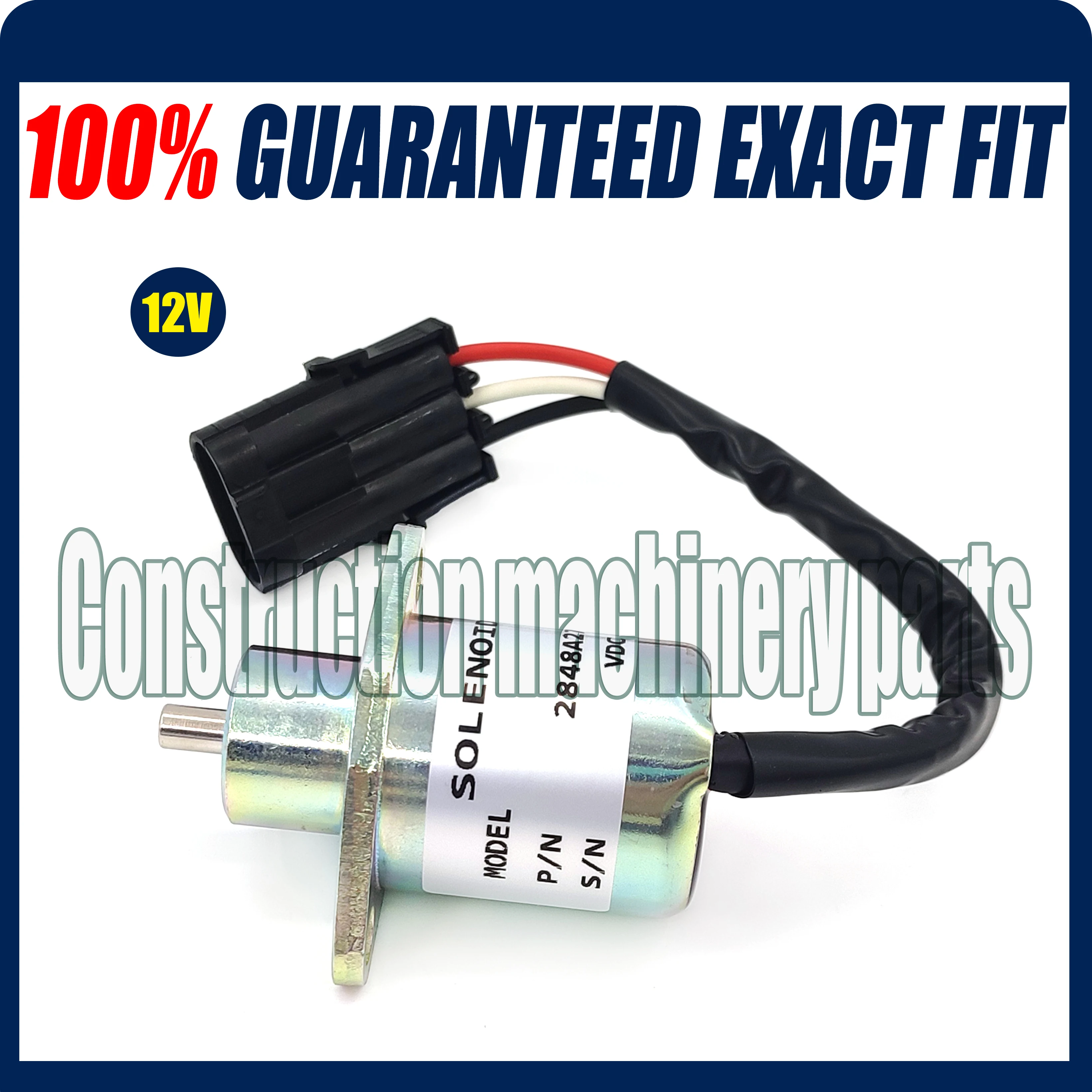 

SA-4934-12 Fuel solenoid 2848A279 For Perkins 700 Series Engines, Hyster UB704 Engine & Diesel Machine