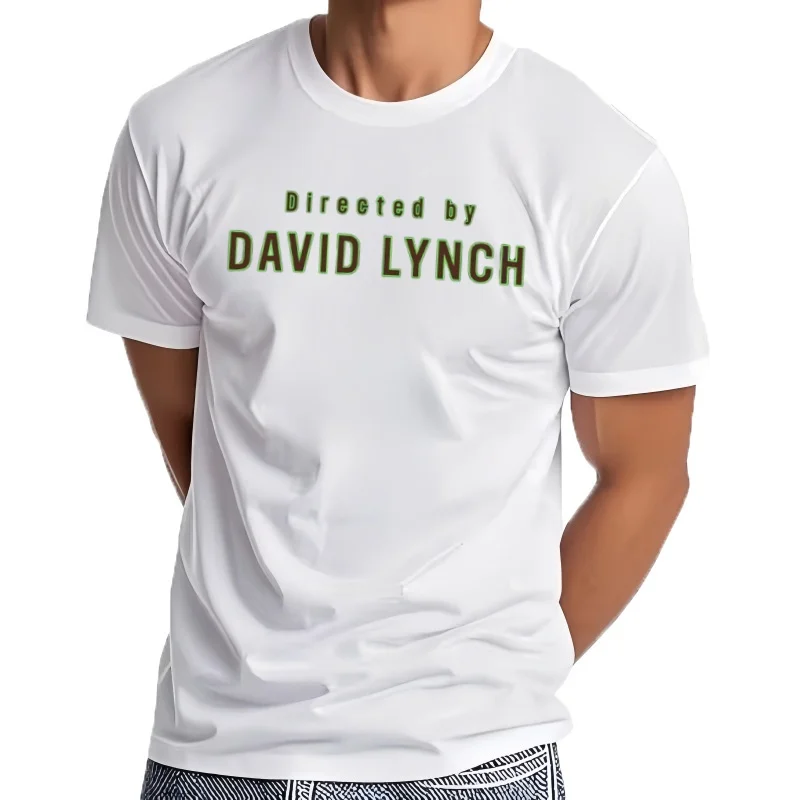 Directed by David Lynch T-Shirt customizeds sports fans cute tops quick drying Short sleeve tee men