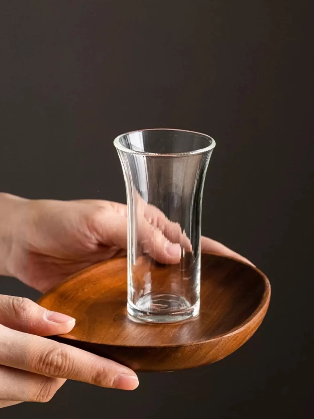 

Lead-Free Glass Hand-Poured Coffee Cup Small Size Premium Japanese White Wine Sake Cup Transparent Tea Cup for Brewing And Ta...