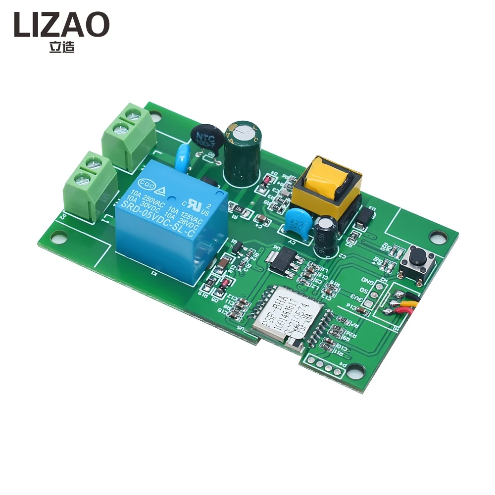 AC 220V WiFi Smart Temperature Control Module, DS18B20 Sensor Remote Relay Switch with Mobile App Control