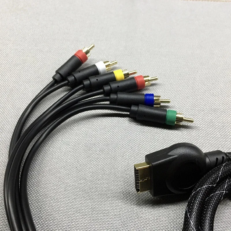 High quality RGB+Sync Audio Video cable for ps1 for PS2 for PS3 game console BNC connector available 1.8M Not Component cable