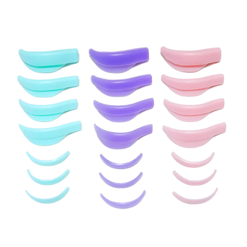 A47F-Silicone Pad Eye Lash Perm Pads 3D Lashes Curler Applicator Tools High Quality Blue