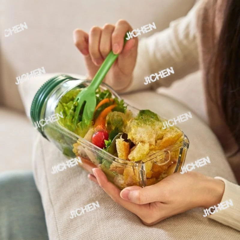 

ZQ Salad PodVertical Layering Salad Pod Встроенный пластиковый контейнер для хранения салата