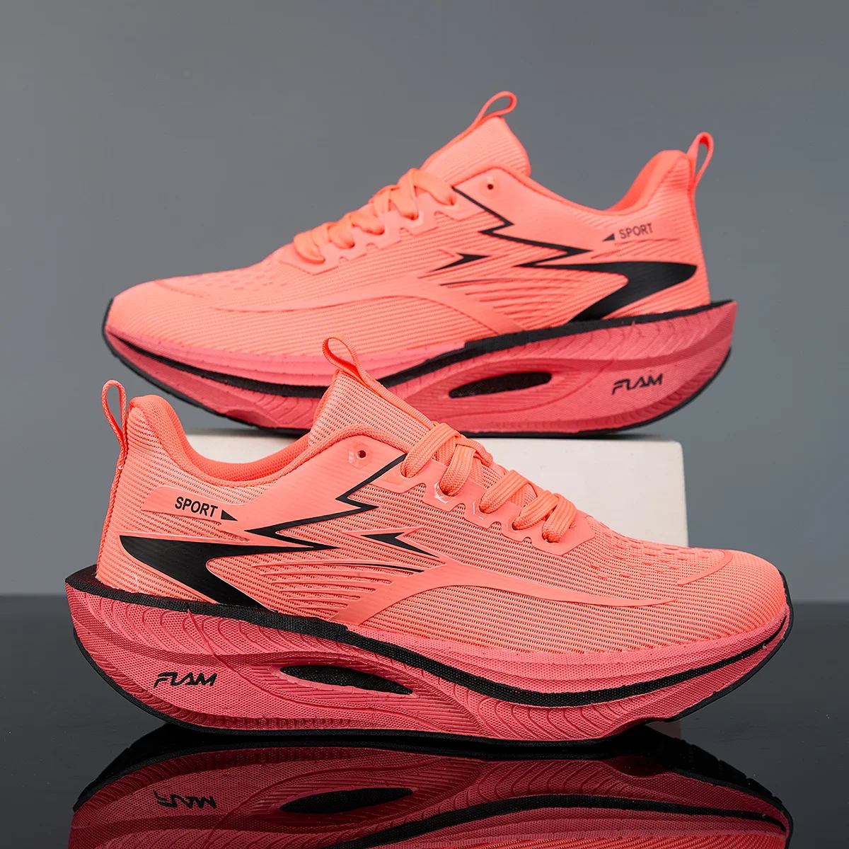 أحذية الجري الرياضية للرجال كاجوال ماراثون قابلة للتنفس وخفيفة الوزن للنساء مريحة ومضادة للانزلاق للمشي في الهواء الطلق #3