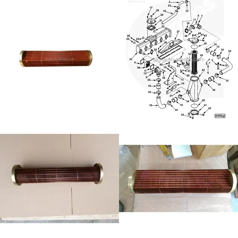 

AP01 Aftercooler Core for QSC8.3 engine 4078413 4025340 Marine Engine Parts