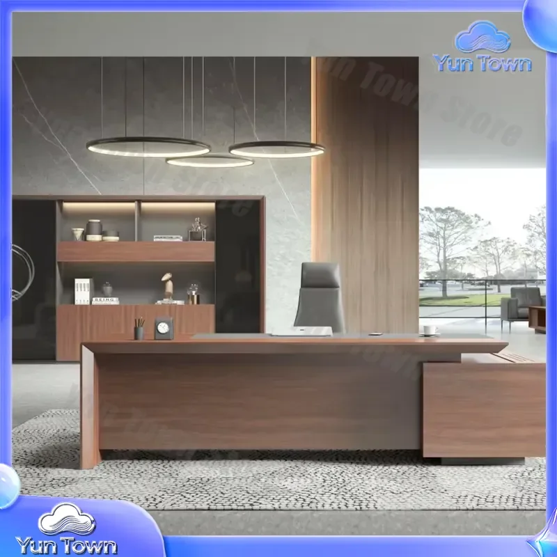 for 2026 Office Furniture Desk for Executive L Shaped Desk for Boss CEO Manager Workstation for Modern Office Desk for