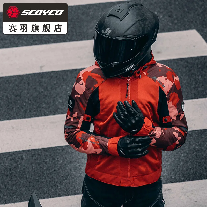 Motorcycle Riding Jacket Winter Breathable Rider Motorcycle Clothing Men's Jacket Racing Suit JK183 Size M-3XL Winter Equipment