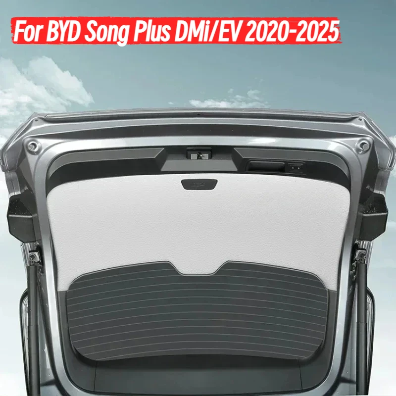 

For BYD Song Plus DMi/EV 2020-2025 Car Trunk Tailgate Protection Pad Tailgate Anti-collision Protection Auto Ac