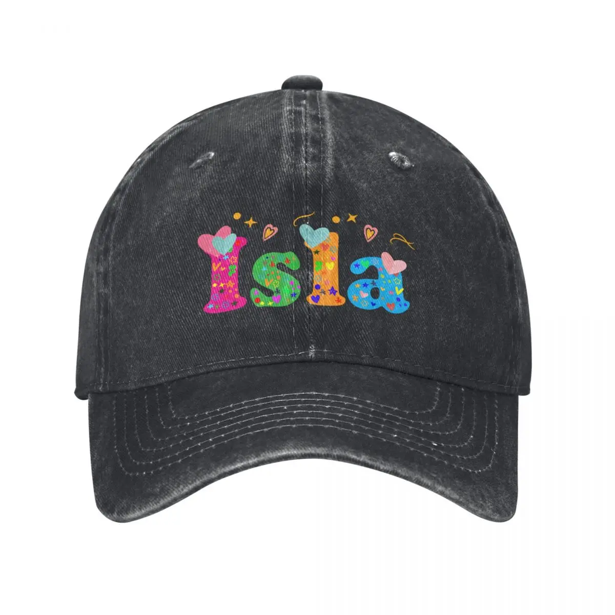 

Isla Baseball Cap black Male hat Sunscreen Men Caps Women's