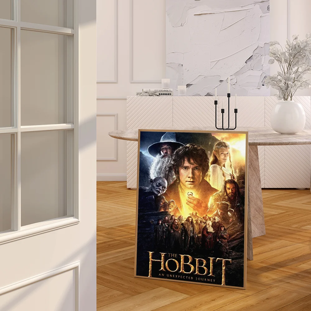 1PC The Hobbit Part Poster Movie Sticky Posters Retro Kraft Paper Sticker DIY Room Bar Cafe Aesthetic Art Wall Painting view 4