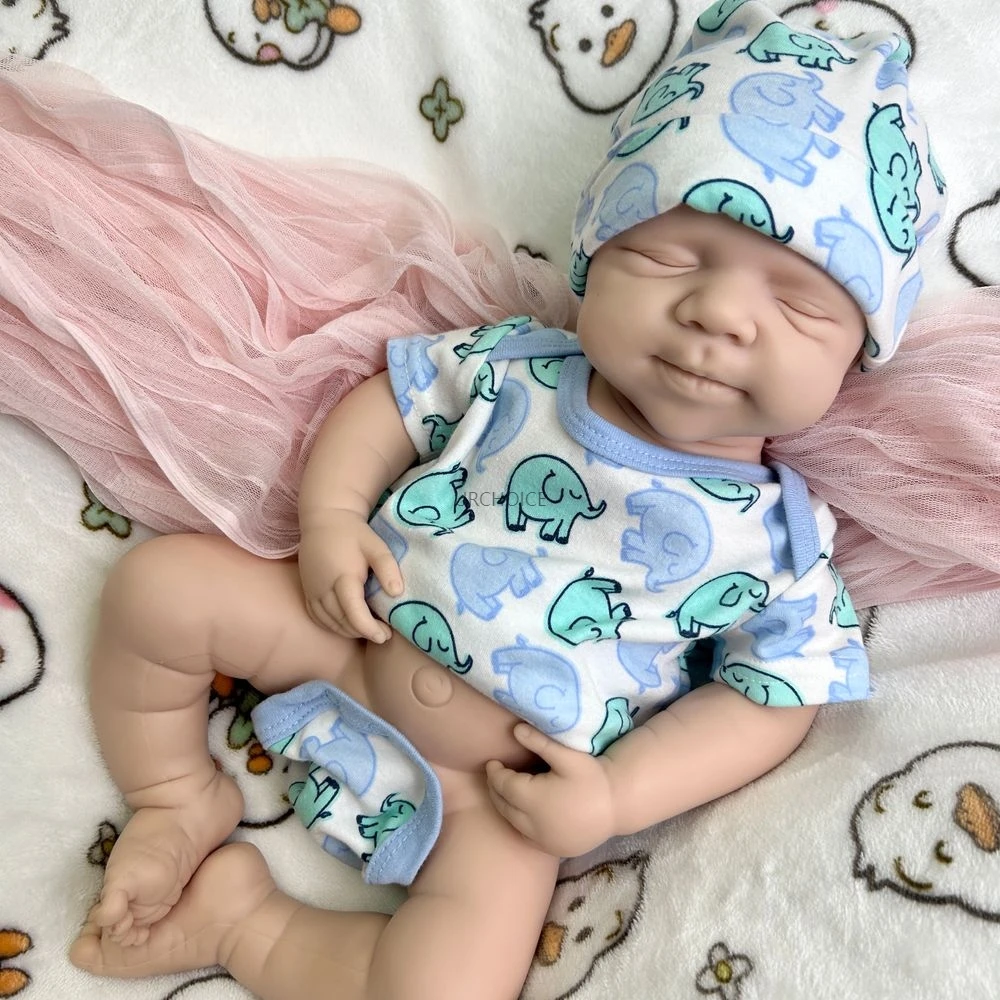 

19-дюймовая платиновая силиконовая кукла ручной работы Reborn для маленьких мальчиков, неокрашенная и окрашенная, моющаяся, подарок для любителей кукол, коллекционер