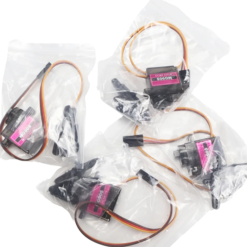 4 قطعة MG90S 9 جرام أجهزة رقمية صغيرة صغيرة 180/360 درجة لطائرة هليكوبتر Rc قارب صغير سيارة MG90 9 جرام تريكس 450 RC روبوت توسيع