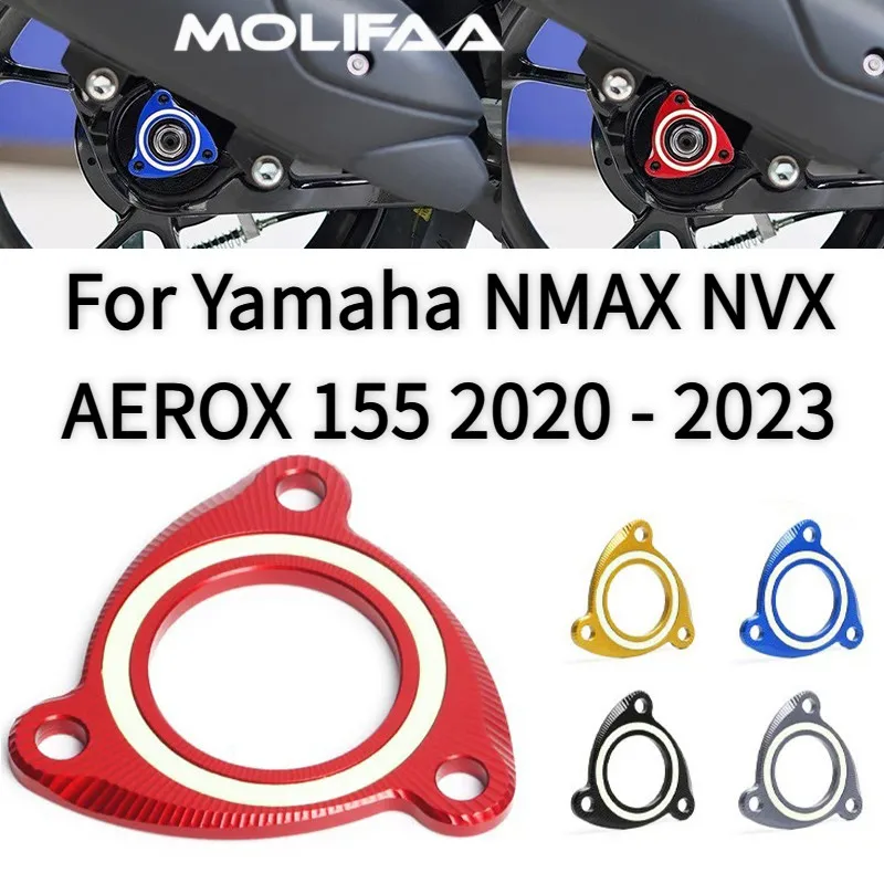 

Мотоциклетная флуоресцентная пластина заднего моста с ЧПУ, декоративная крышка колеса для Yamaha NMAX NVX AEROX 155 2020-2023, аксессуары для скутеров