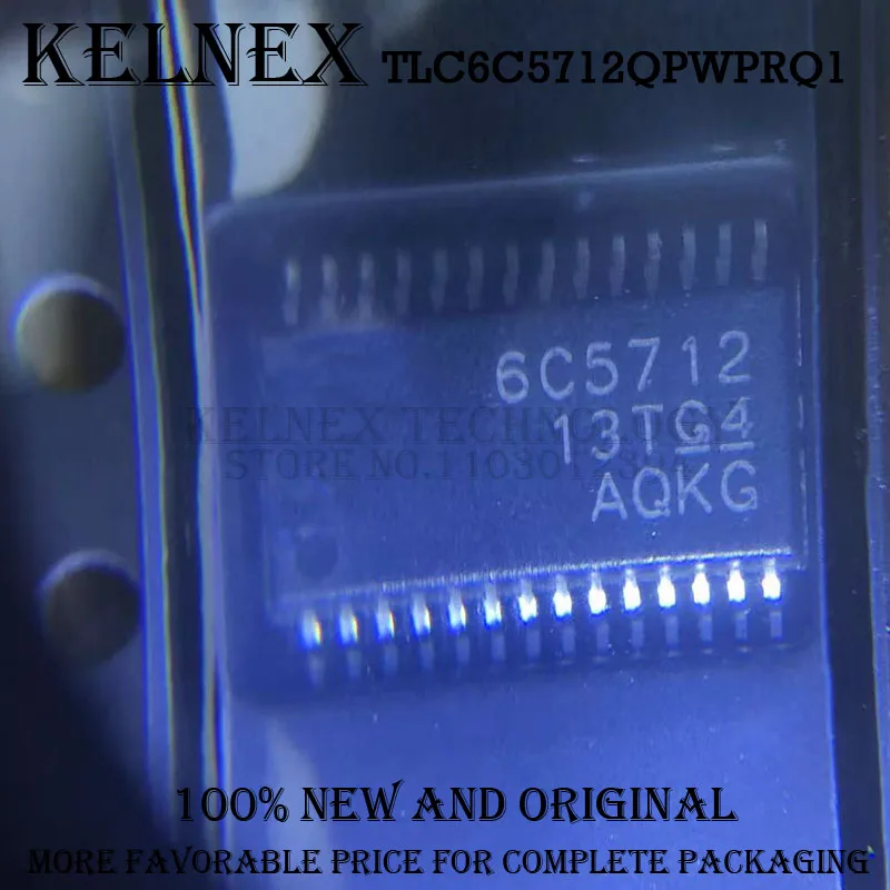 5pcs TLC6C5712QPWPRQ1 HTSSOP-28 TLC6C5712-Q1 Automotive 12-bit constant current LED perfusion driver