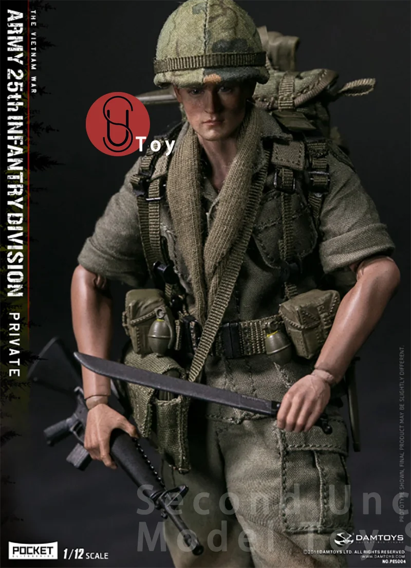 

DAMTOYS PES004 1/12 Pocket Elite Series Army 25th Infantry Division Private Action figure Full Set Collectible Model Toys