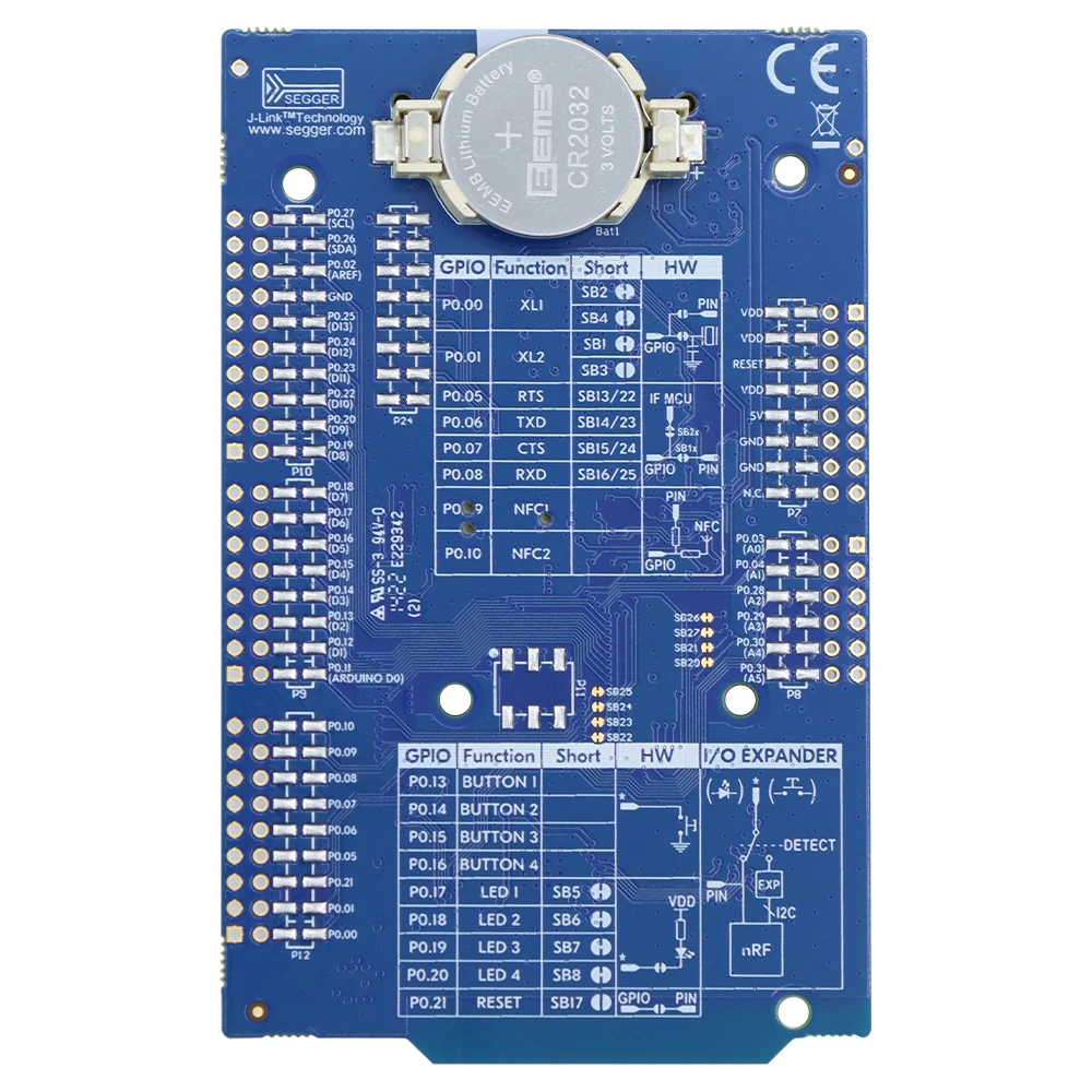 placa-de-desarrollo-bluetooth-le-para-nrf52-dk-nrf52832-soc-pca10040-805-810-64mhz-cortex-m4-512kb-flash-64kb-ram-segger-j-link-ob