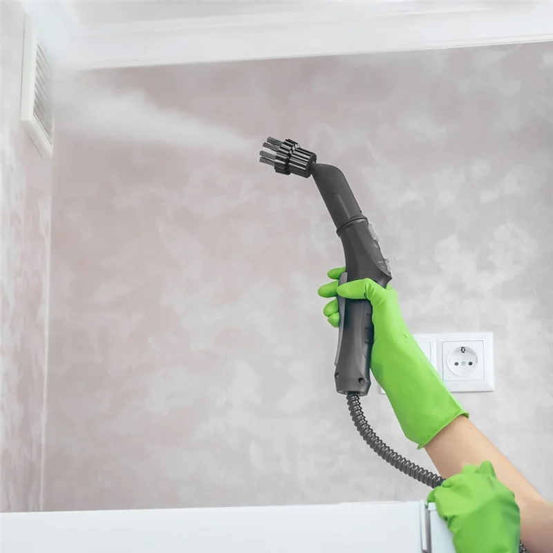 -ESTR Set di testine per spazzole per scopa a vapore da 24 pezzi, spazzola per capelli M8 Spazzola metallica in acciaio inossidabile per una pulizia versatile